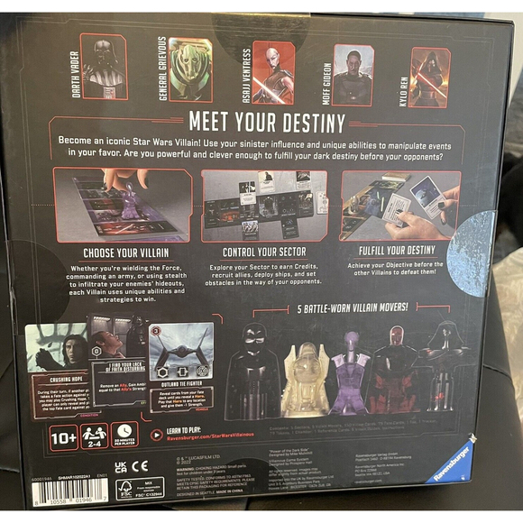 Villainous: Star Wars - Power of the Dark Side Game New Un Opened - Picture 5 of 14
